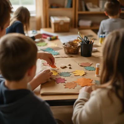 Sunday School Children Craft Table Activity
