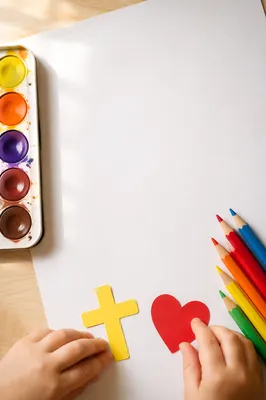 Sunday School Craft Table With Children