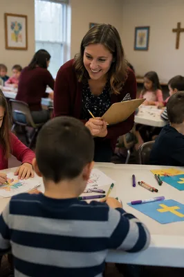 Sunday School Children Craft Activity