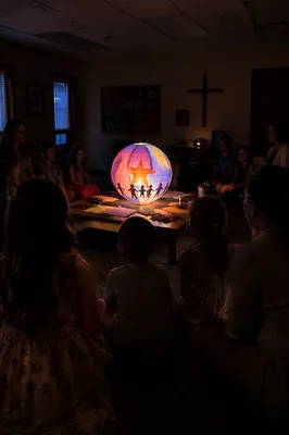 Sunday School Children Craft Lantern Activity