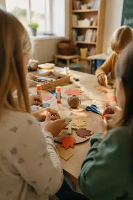 Sunday School Children Craft Table Activity