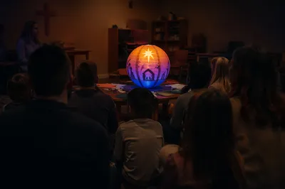 Sunday School Children Craft Lantern Activity