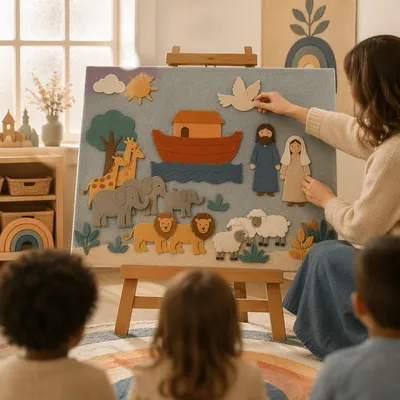 Sunday School Flannel Board Bible Lesson