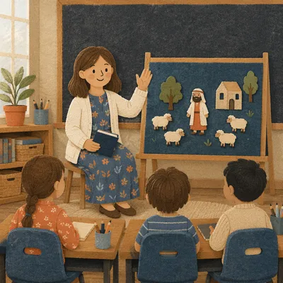 Sunday School Teacher Flannel Board Lesson