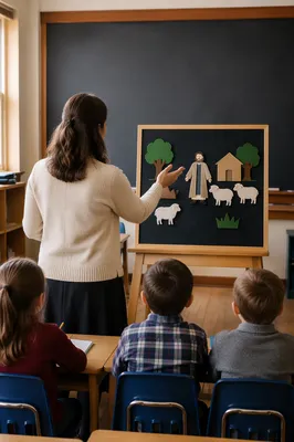 Sunday School Teacher Flannel Board Lesson