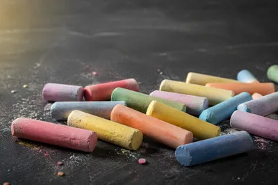 Pastel Chalk on Mission Classroom Chalkboard
