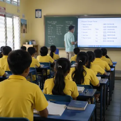 Volunteer English Mission Classroom Overseas