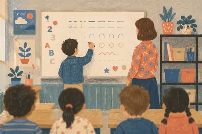 Overseas Mission English Classroom Teaching Scene
