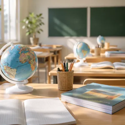 Overseas English Mission Classroom Ready for Lesson