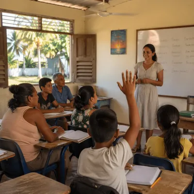 Overseas English Mission Classroom in Church Center