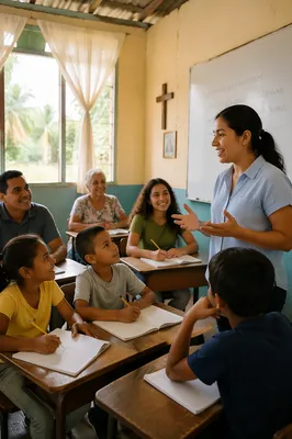 English Class in Tropical Church Annex