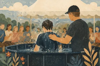 Teen Baptism Celebration at Outdoor Youth Church