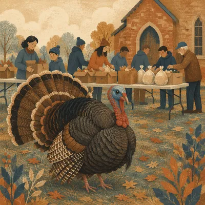 Thanksgiving Turkey Distribution at Community Church