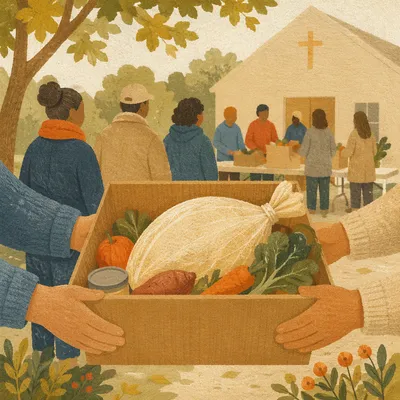 Thanksgiving Turkey Distribution at Community Church