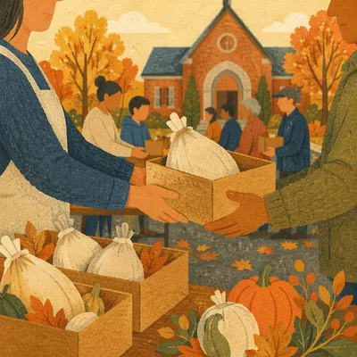 Thanksgiving Turkey Distribution at Community Church