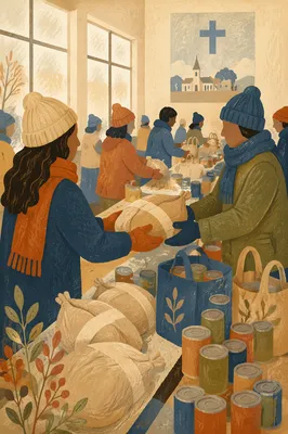 Thanksgiving Turkey Distribution at Church Fellowship Hall