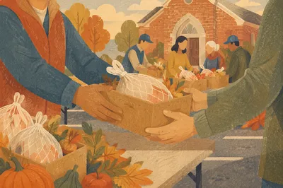 Thanksgiving Turkey Distribution at Community Church