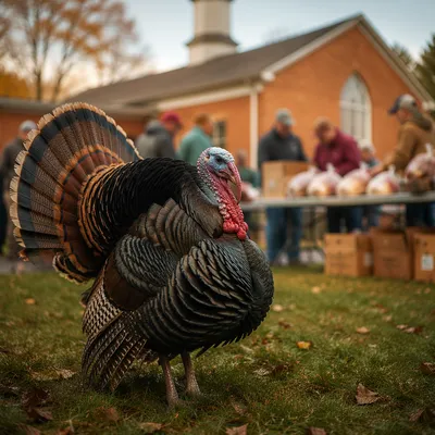 Thanksgiving Turkey Food Drive at Church