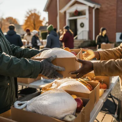 Thanksgiving Turkey Distribution at Community Church