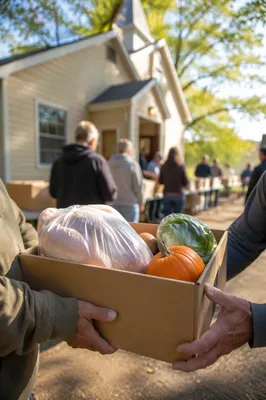 Thanksgiving Turkey Distribution at Community Church