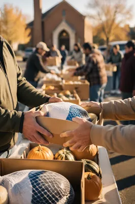 Thanksgiving Turkey Distribution at Community Church
