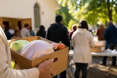 Thanksgiving Turkey Distribution at Community Church