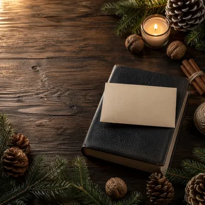 Tithe Envelope on Bible Flat Lay