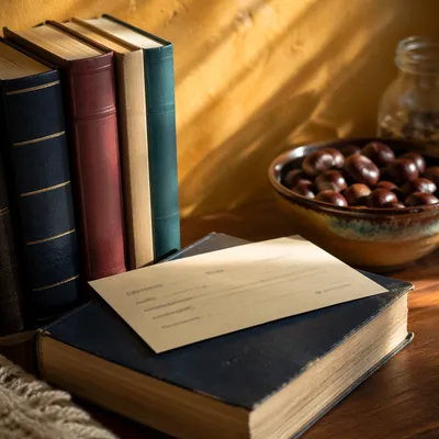 Offering Envelope Resting on Bible Tabletop