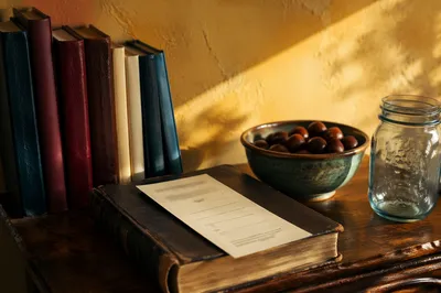Tithe Envelope Resting on Bible