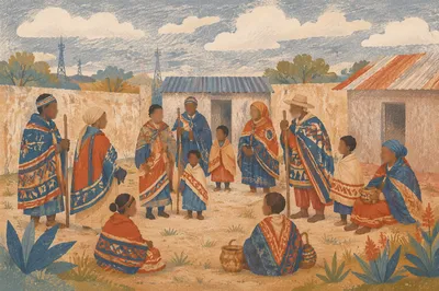 Respectful Rural Cultural Community Portrait
