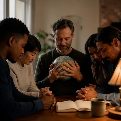 Small Group Reflection Around Globe