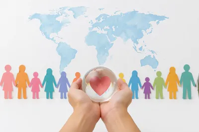 Hands Holding Globe for Global Missions