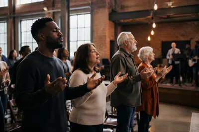 Industrial Warehouse Church Worship Gathering