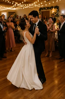 Newlywed Couple First Dance at Reception