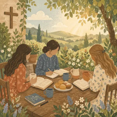 Women’s Garden Bible Study with Coffee