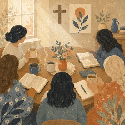 Women Bible Study With Coffee Fellowship