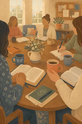 Cozy Women Bible Study Coffee Gathering
