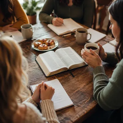 Warm Women’s Bible Study Around Coffee
