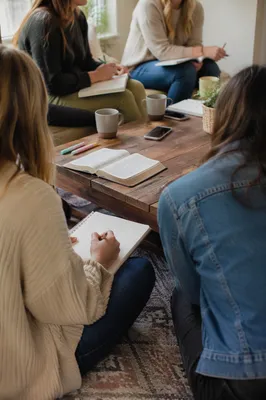 Women’s Bible Study Around Coffee Table