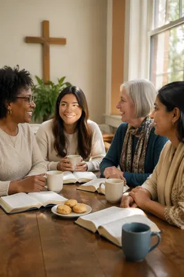 Women’s Bible Study Group Over Coffee