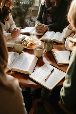 Women’s Bible Study Around Coffee Table