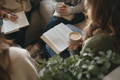 Cozy Women Bible Study With Coffee