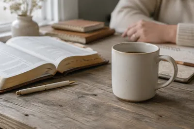 Womens Bible Study Coffee and Journals