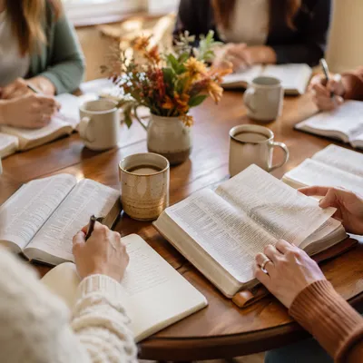 Women's Bible Study with Coffee and Journals
