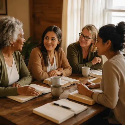 Women's Bible Study with Coffee and Journals