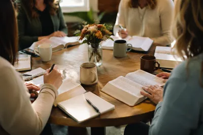 Women's Bible Study with Coffee and Journals