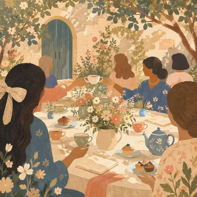 Womens Ministry Tea Fellowship Garden Gathering