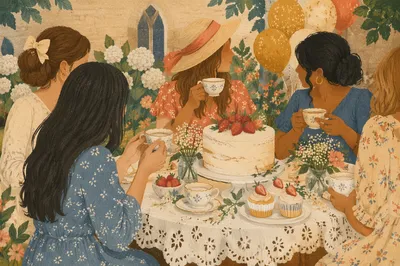 Womens Ministry Tea Fellowship Garden Gathering
