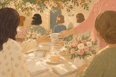 Womens Ministry Garden Tea Fellowship