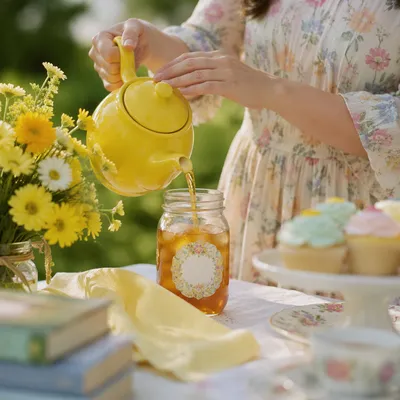 Womens Ministry Garden Tea Fellowship Table